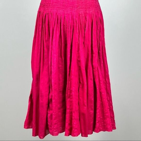 Diane Von Furstenberg DVF Womens Sheryl Strapless Midi Dress Magenta Pink size 6 - Picture 8 of 13